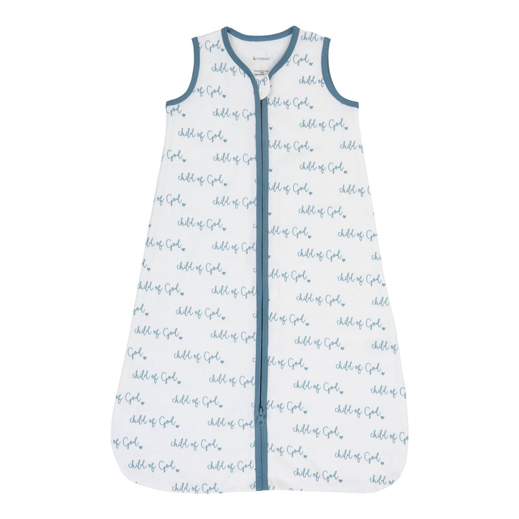 Organic Cotton Sleep Sack 0.5 TOG Blue Child of God