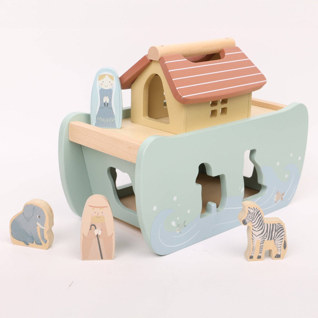 Noah’s Ark Shape Sorter – Wooden Animal Toy Ages 2+