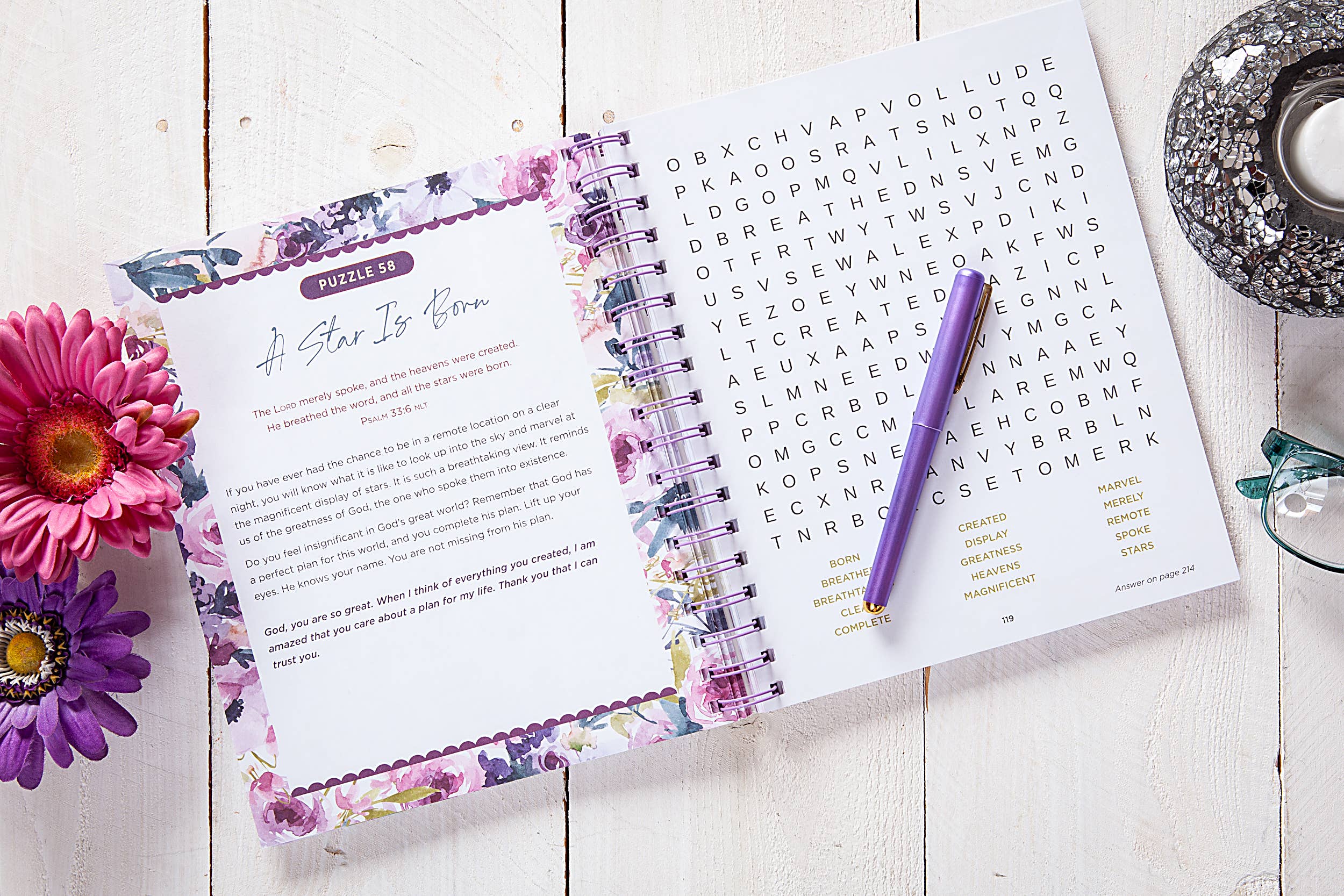 Bible Word Search Devotional (Psalms) - Bestseller!