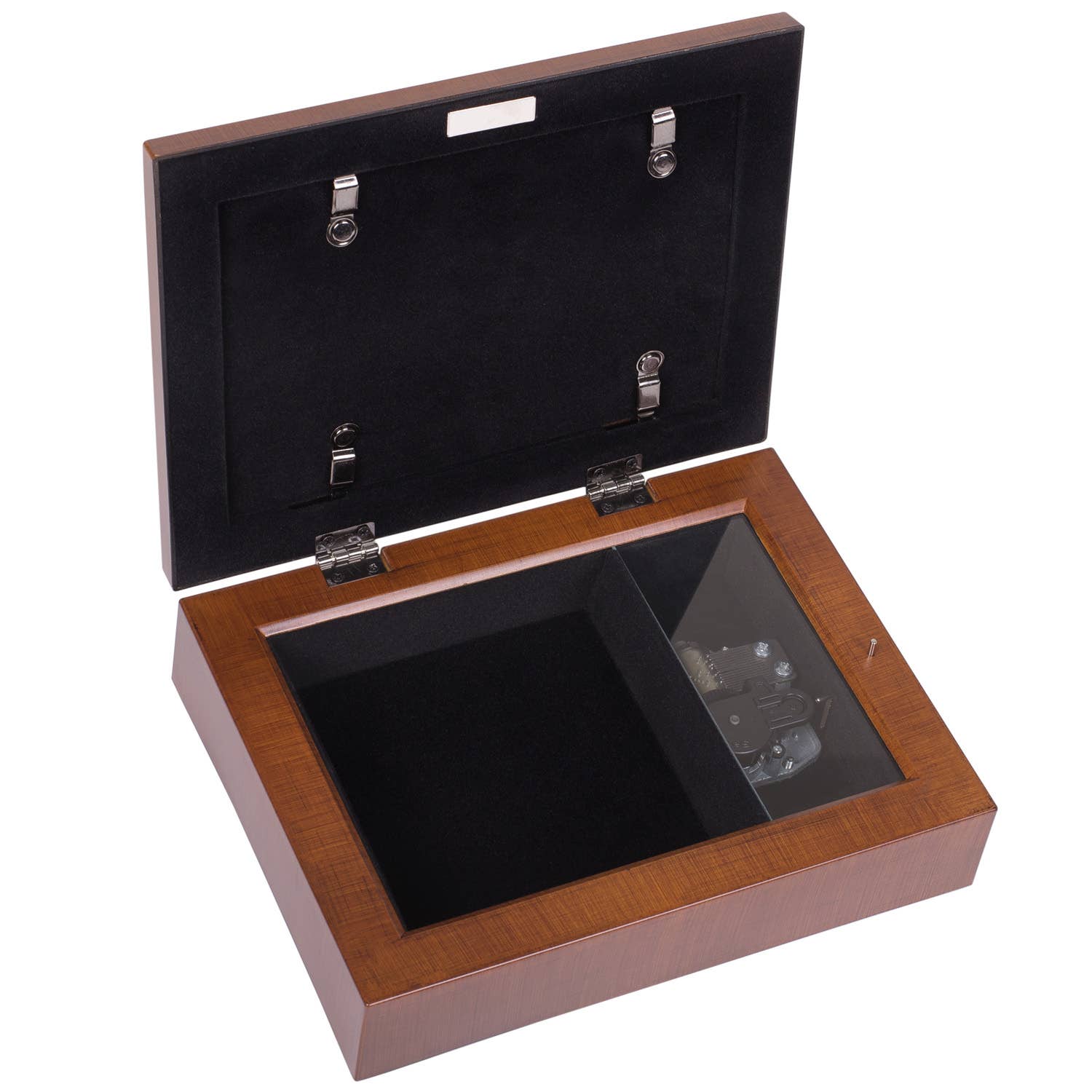 Music Box How Great Thou Art With Printed Glass