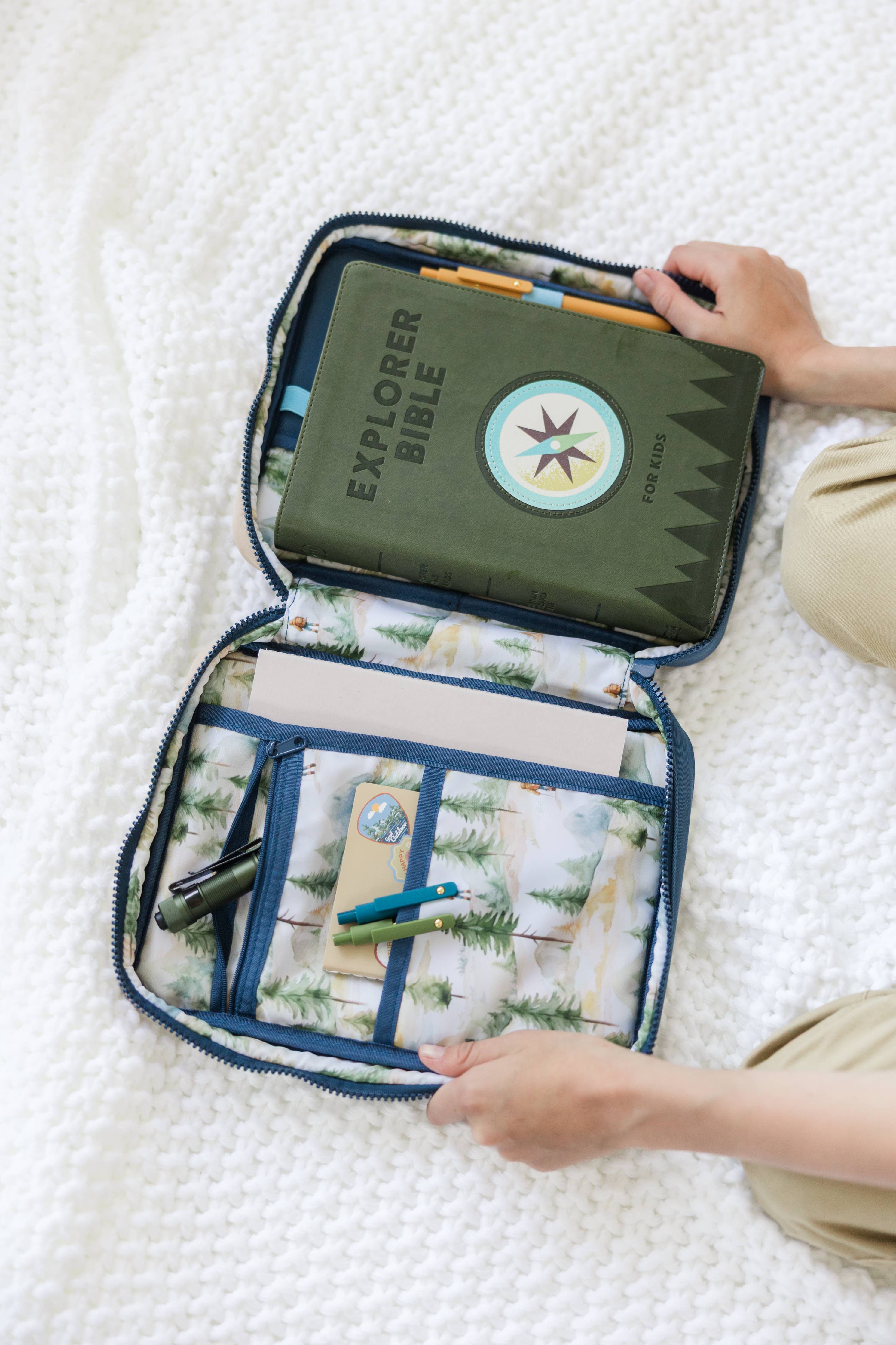 BOY Kid Bible Case Color-block, EXPLORER Bible Cover