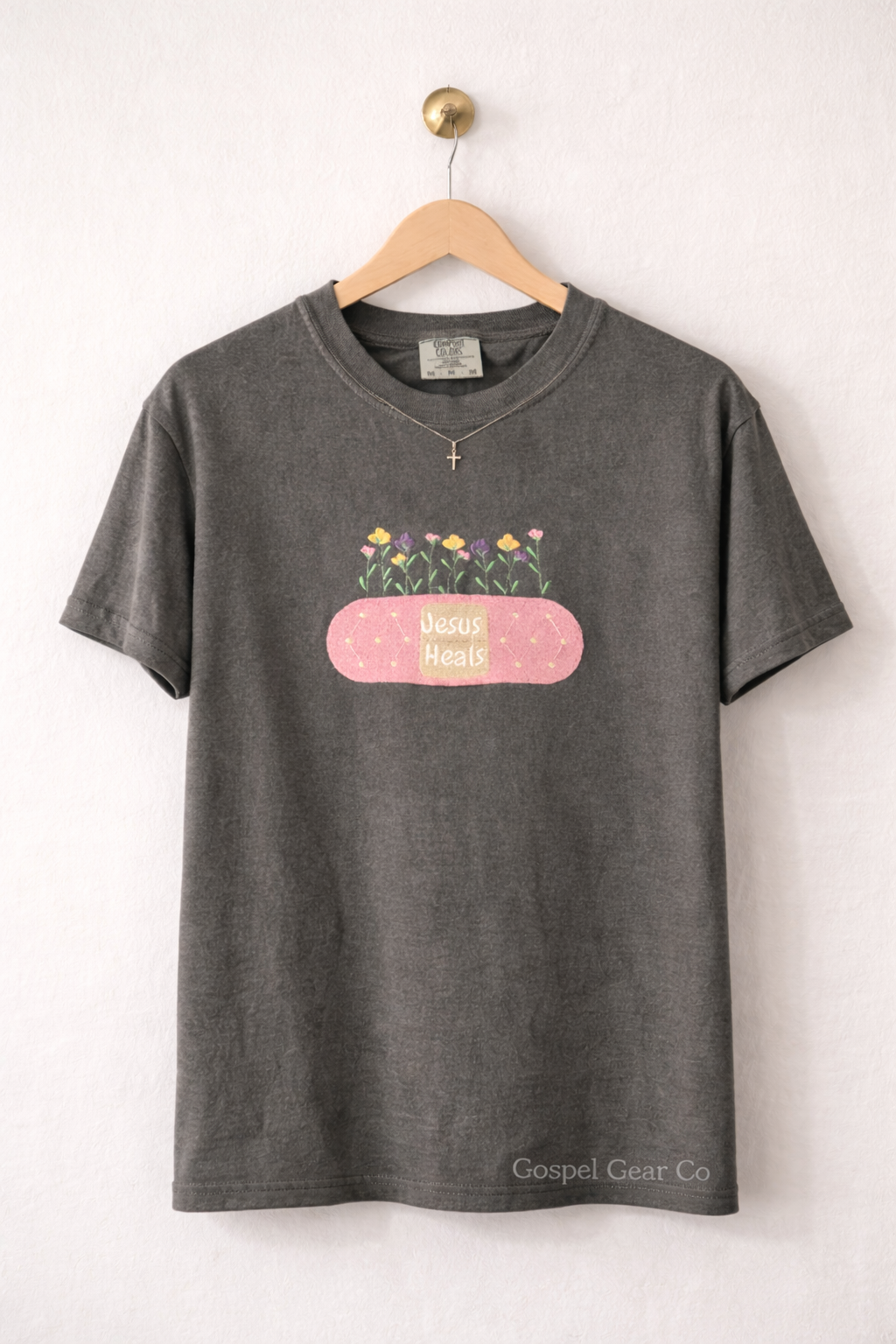 Jesus Heals Embroidered Shirt