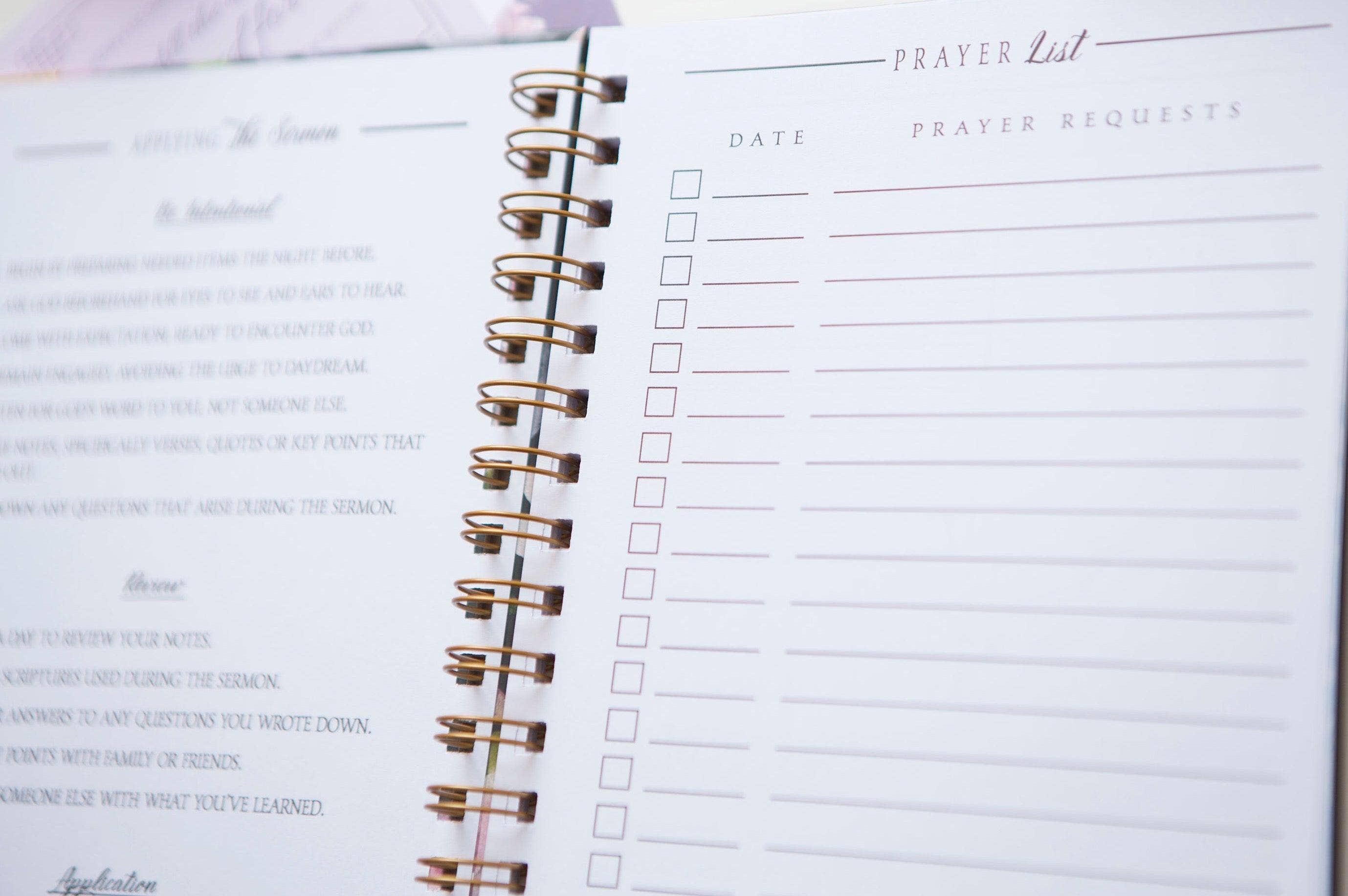 Sermon Notebook for Women | Sermon Notes Journal