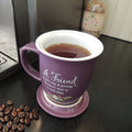 Friend Purple Coaster Mug