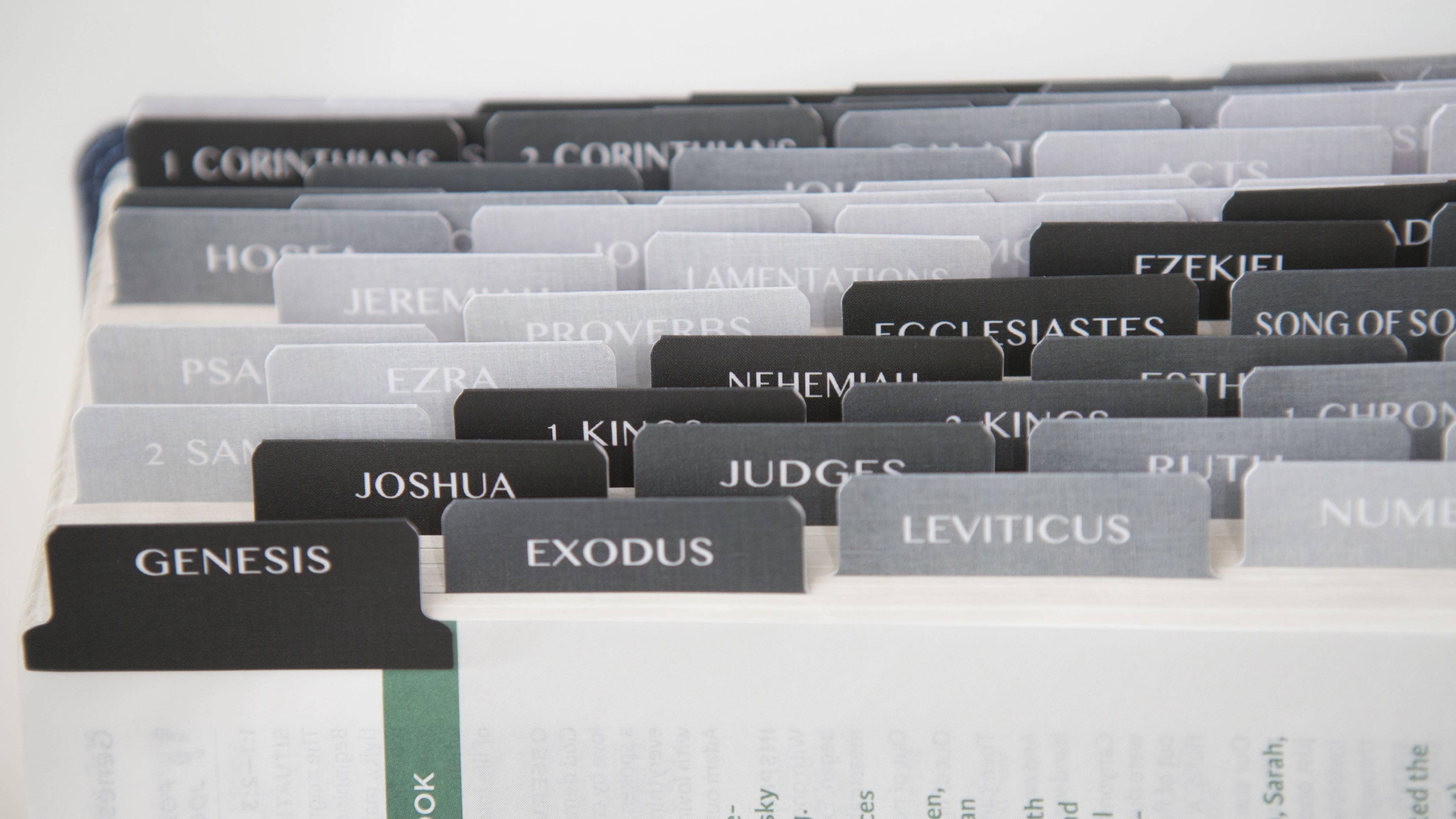 Bible Tabs | Bible Index Tabs for Men