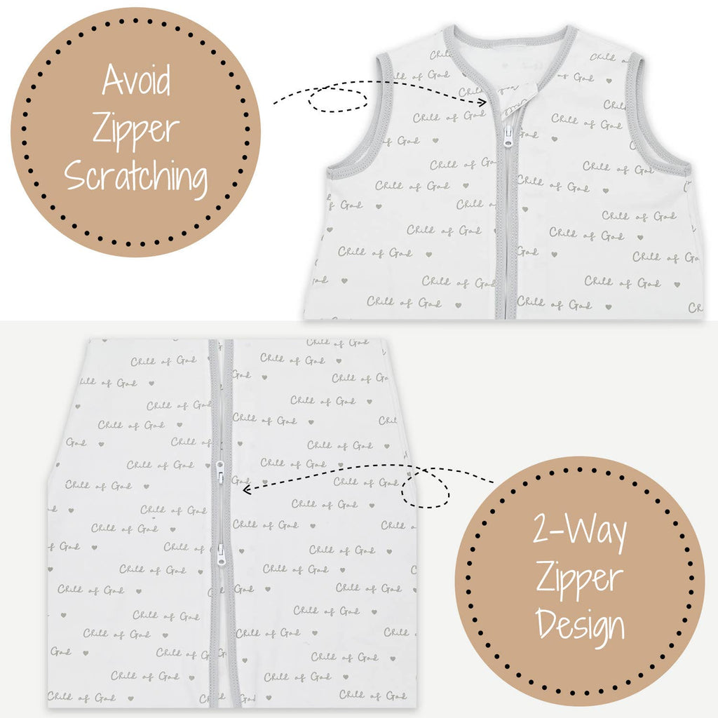 Organic Cotton Sleep Sack 0.5 TOG Child of God