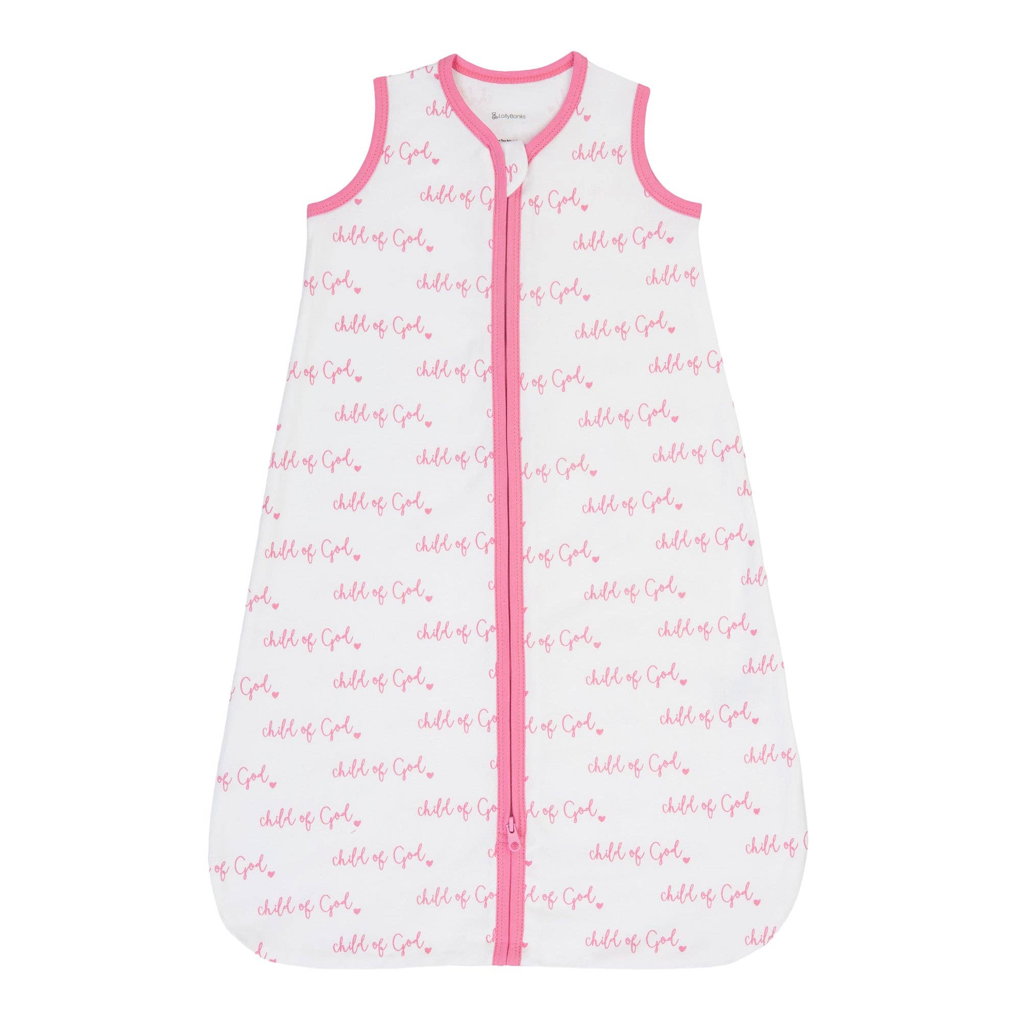 Organic Cotton Sleep Sack 0.5 TOG Pink Child of God