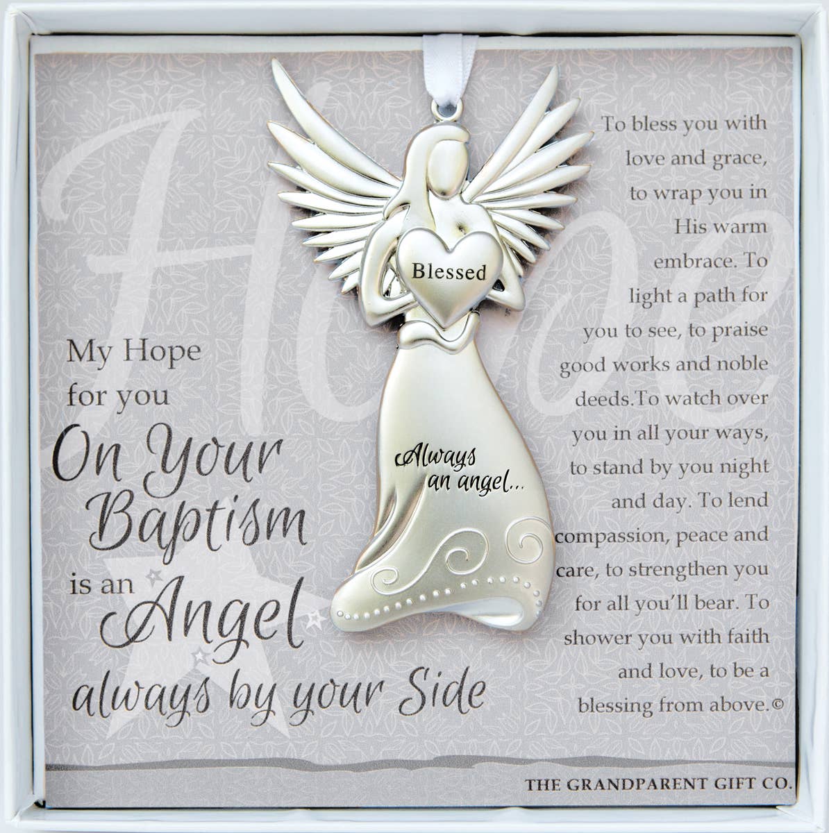 Baptism Keepsake Gift: Guardian Angel Ornament