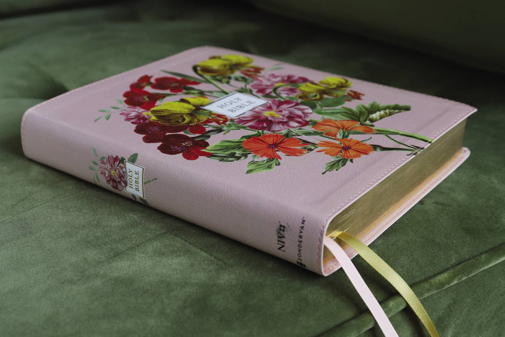 NIV Artisan Collection Bible Leathersoft Blush Floral