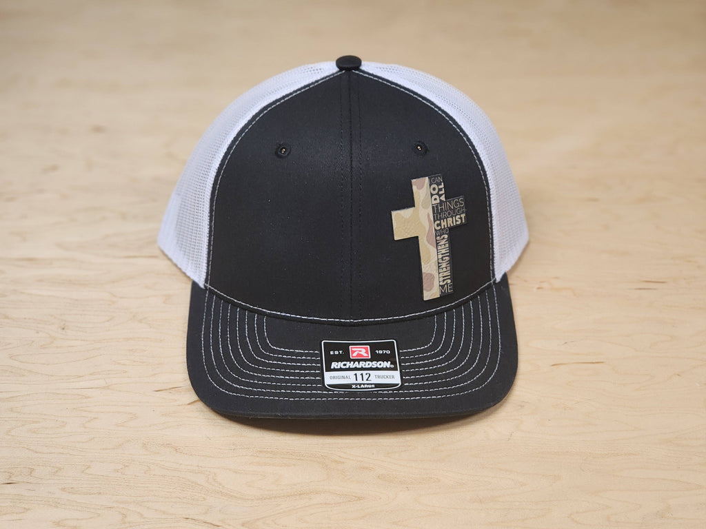 Hat - Faith Camouflage Cross Mesh Baseball
