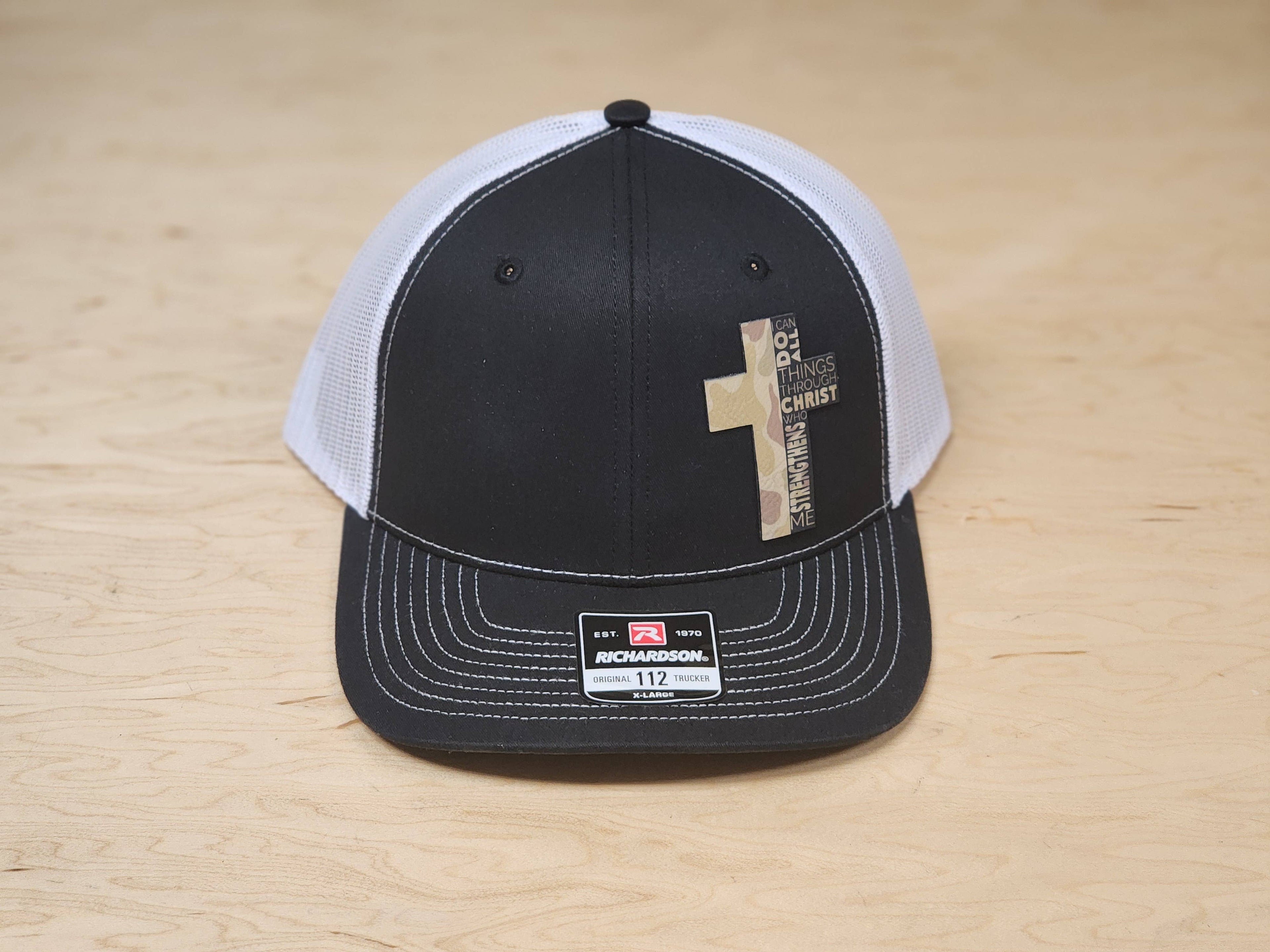 Faith Camouflage Cross Mesh Baseball Cap