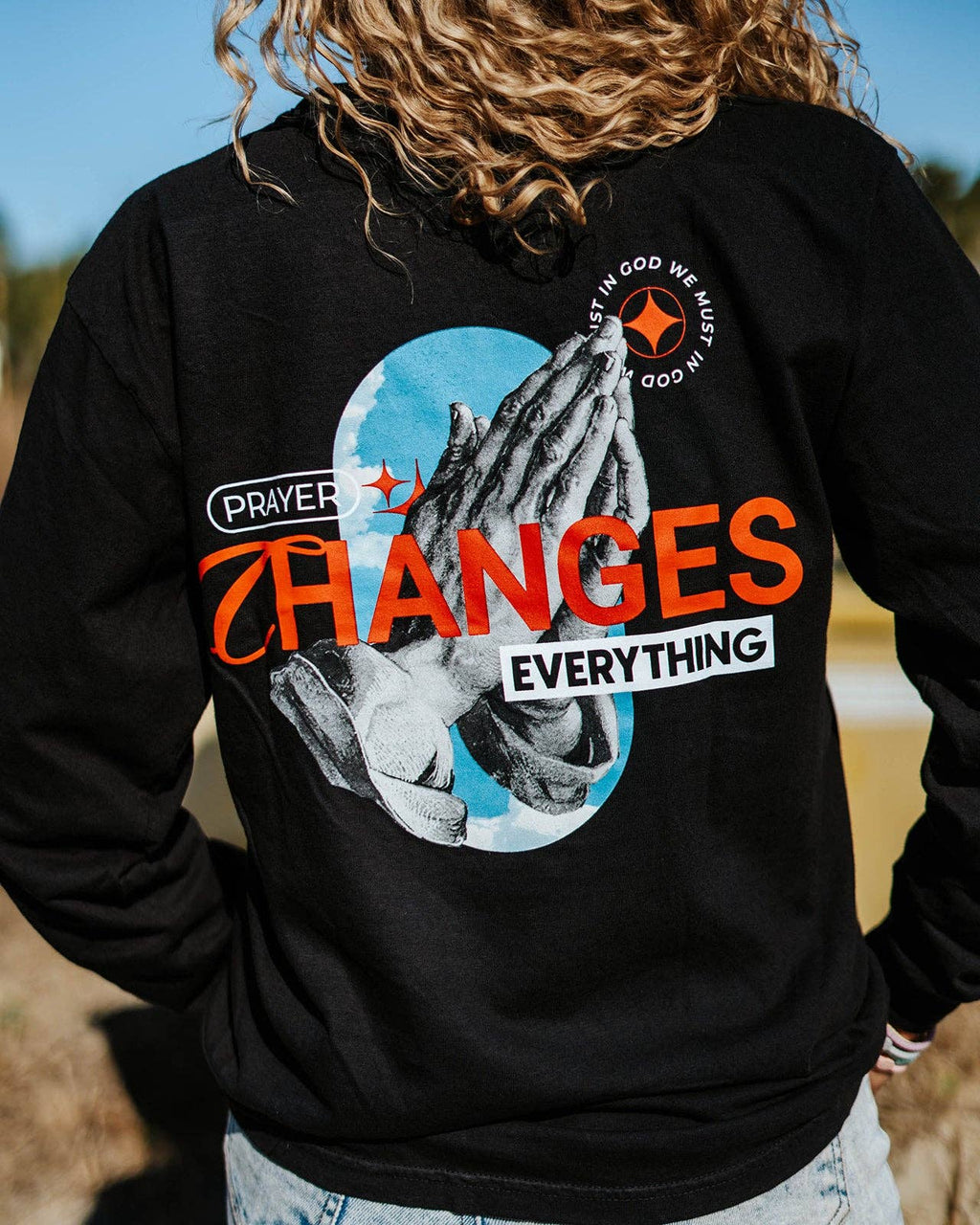 Unisex 'Prayer Changes Everything' Premium Long Sleeve
