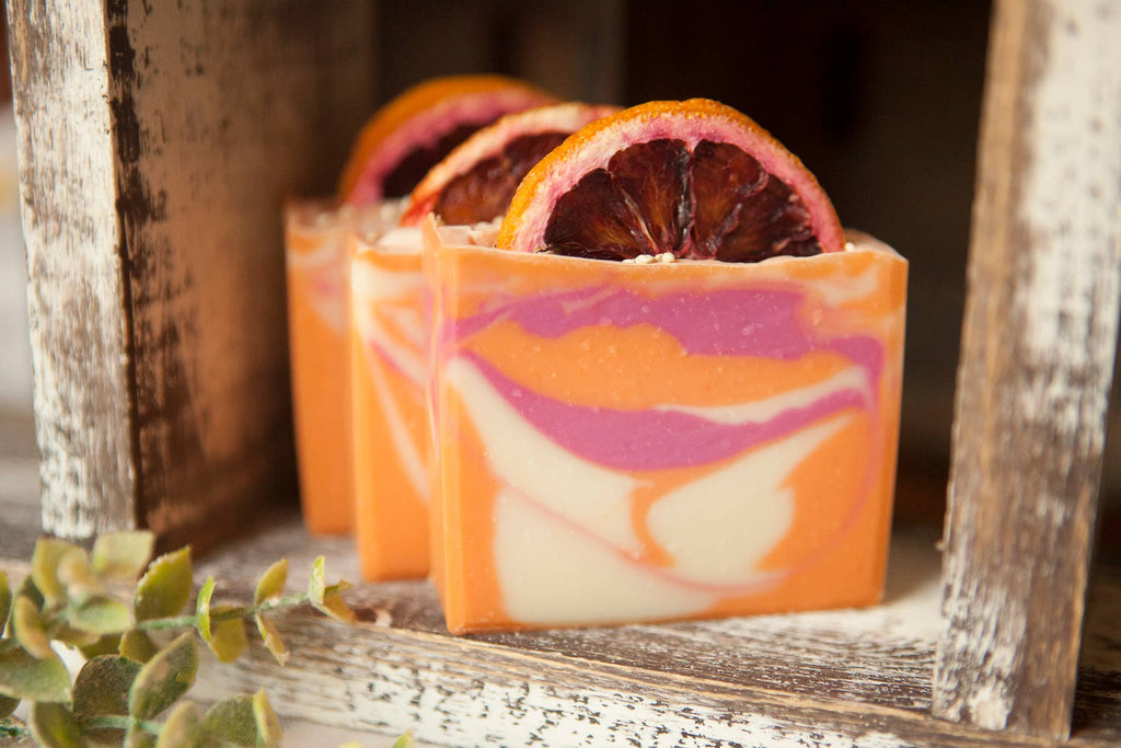 Blood Orange & Goji Berry Cold Process Bar Soap, 4.5 oz.