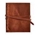 Rustic Compact Journal Supporting Leather Work in Haiti - unlined