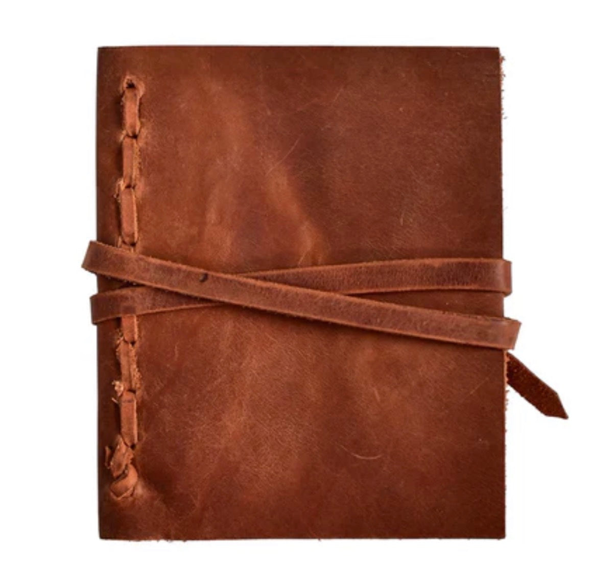 Rustic Compact Journal Supporting Leather Work in Haiti - unlined