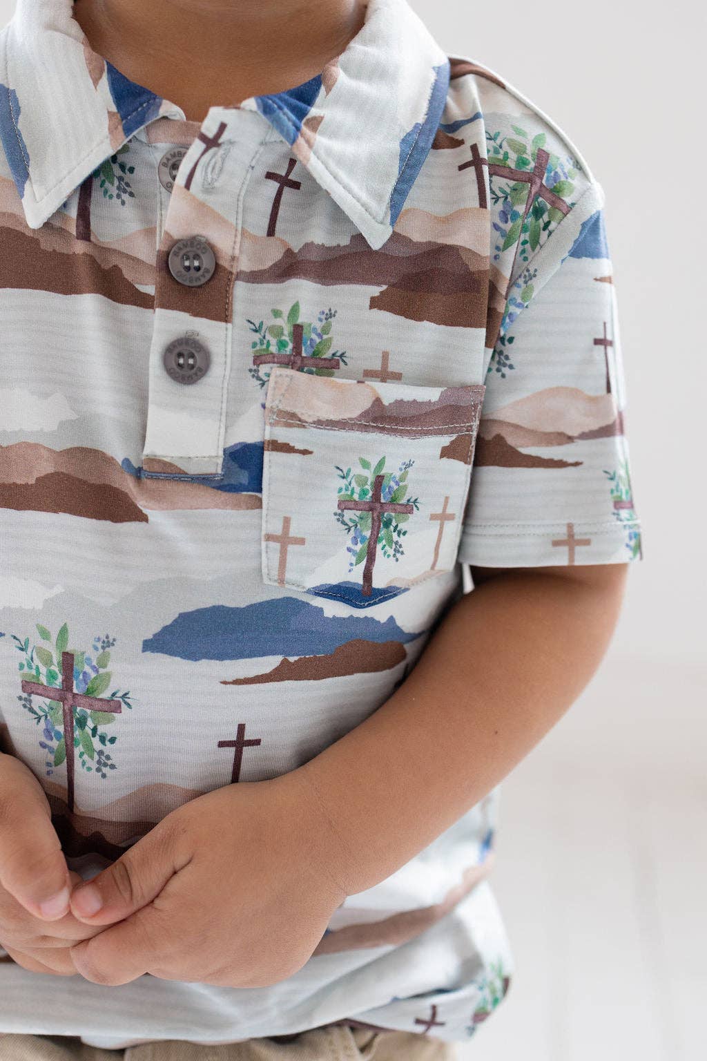 Risen Boys Collard Shirt