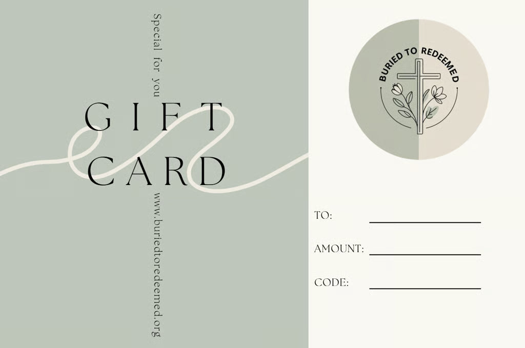 Buried to Redeemed Gift Card