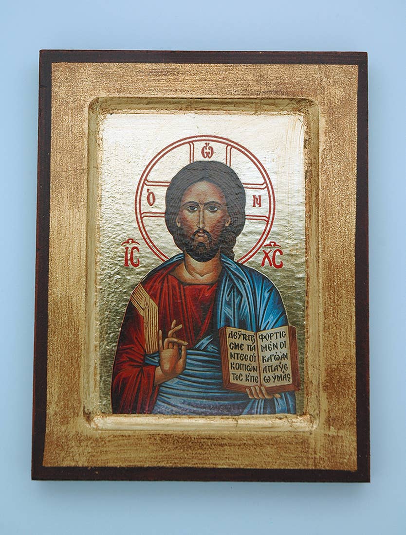 Greek Icon, Christ the Teacher