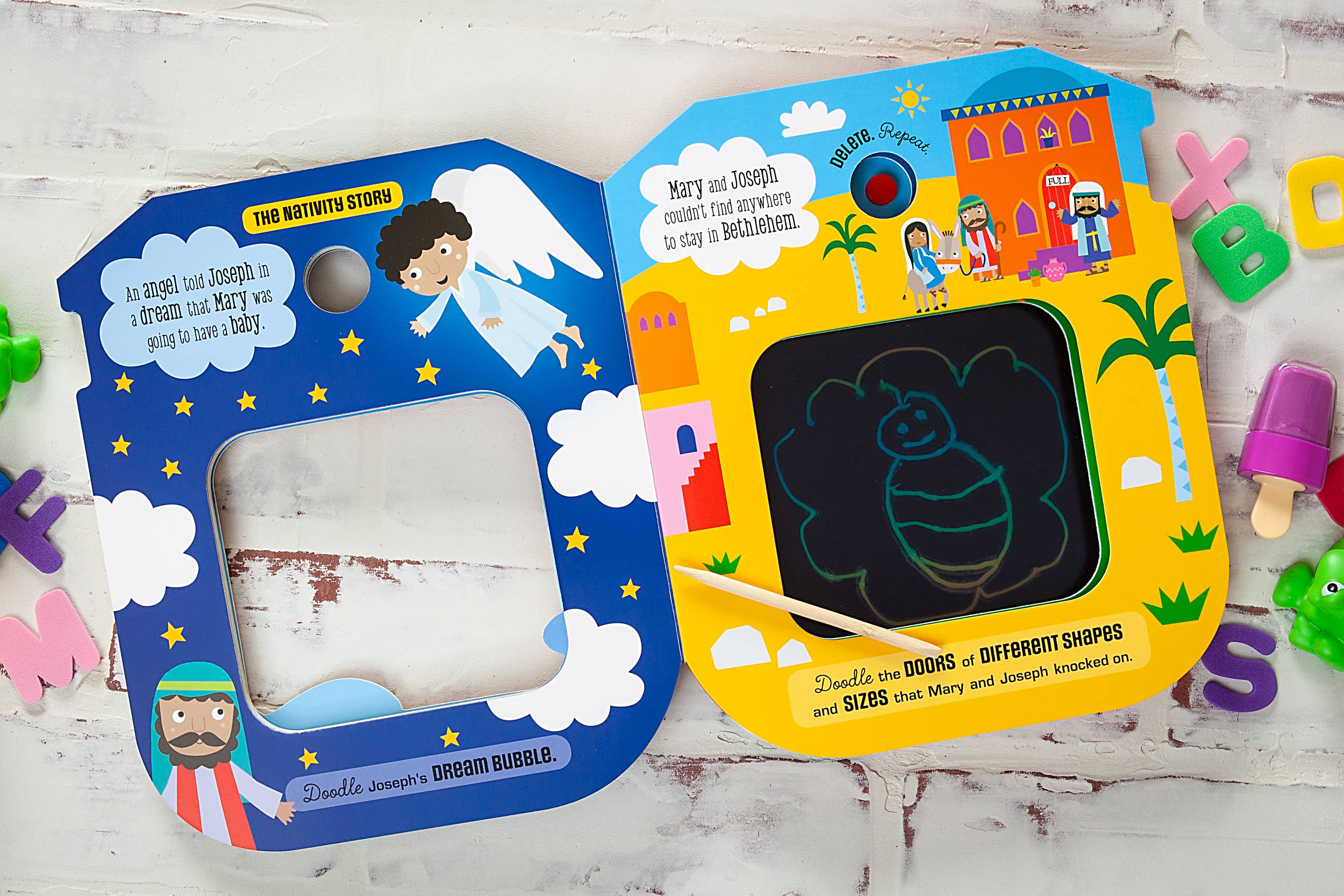 Doodle Delete Repeat: My First Bible Stories (Ages 3+)