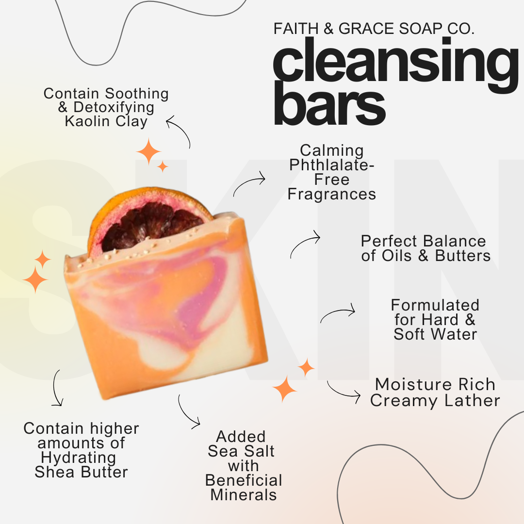 Lavender and Apricot Cold Process Bar Soap, 4.5 oz.