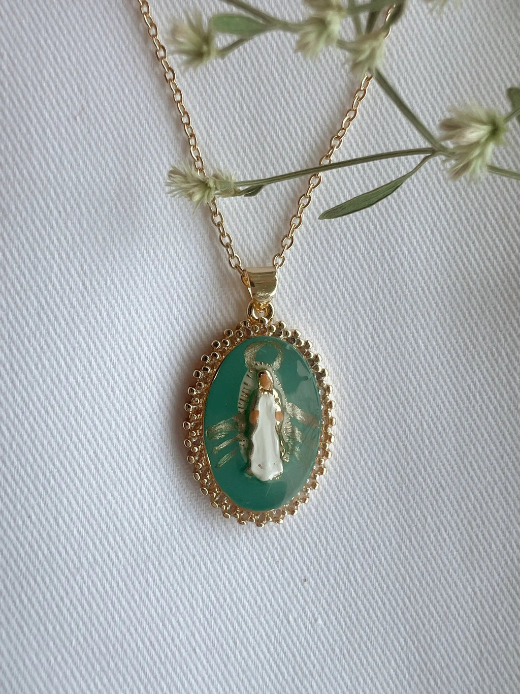 Miraculous Medal (Medal of Our Lady of Graces) Necklace