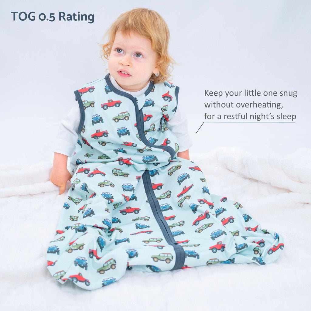 Organic Cotton Sleep Sack 0.5 TOG Adventure Is Calling