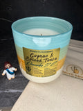 Bible Verse Cognac and Spiced Tonka Candle - Proverbs 27:17 - 10 oz - Premium USA Ingredients