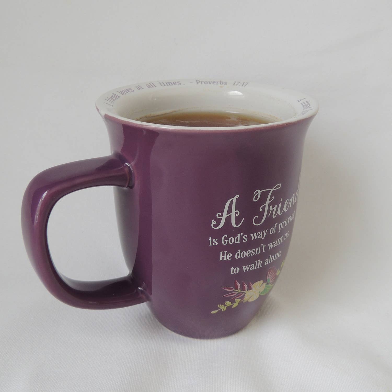 Friend Purple Coaster Mug