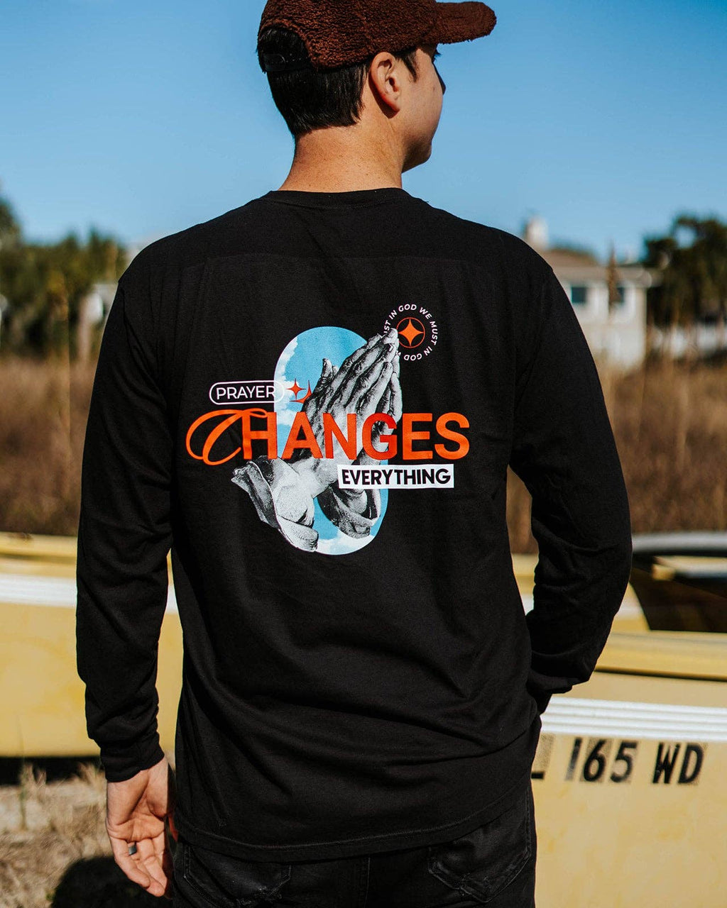 Unisex 'Prayer Changes Everything' Premium Long Sleeve