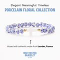 HOLY WATER PORCELAIN CROSS BRACELET