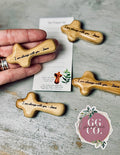 Engraved Olive Wood Comfort Prayer Cross