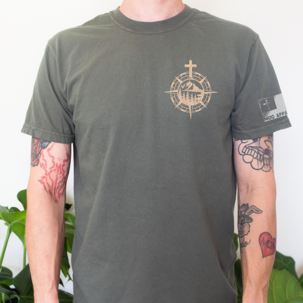 Guide Show Teach Me Compass Christian Graphic Tee