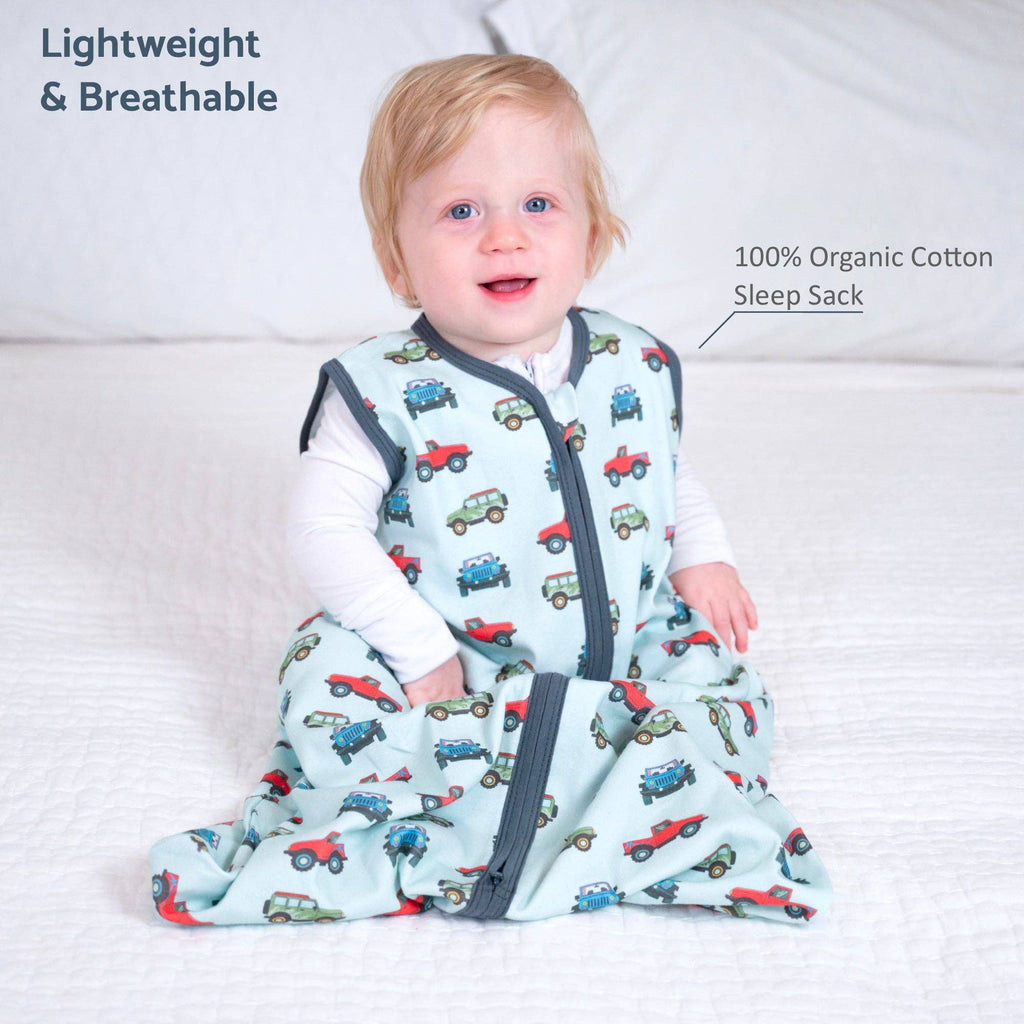 Organic Cotton Sleep Sack 0.5 TOG Adventure Is Calling