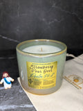 Bible Verse Strawberry Pour Over Candle - Psalm 34:8 - 10 oz - Premium USA Ingredients