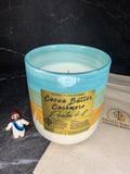Bible Verse Cocoa Butter Cashmere Candle - Psalm 4:8 - 10 oz - Premium USA Ingredients