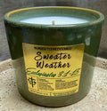 Bible Verse Sweater Weather Candle - Ecclesiastes 3:1-15 - 10 oz - Premium USA Ingredients
