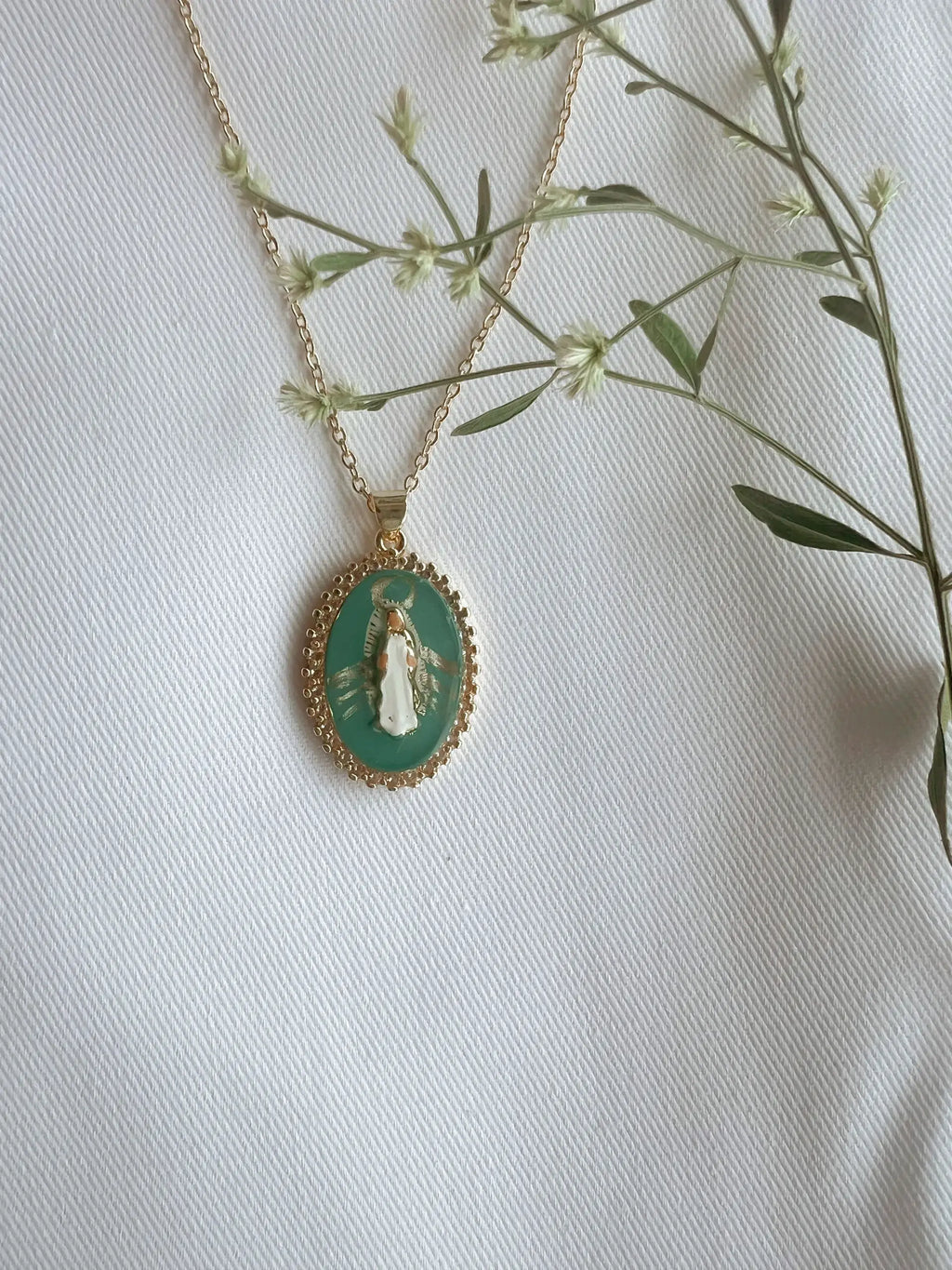 Miraculous Medal (Medal of Our Lady of Graces) Necklace