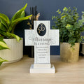 Marriage Charm Standing Cross