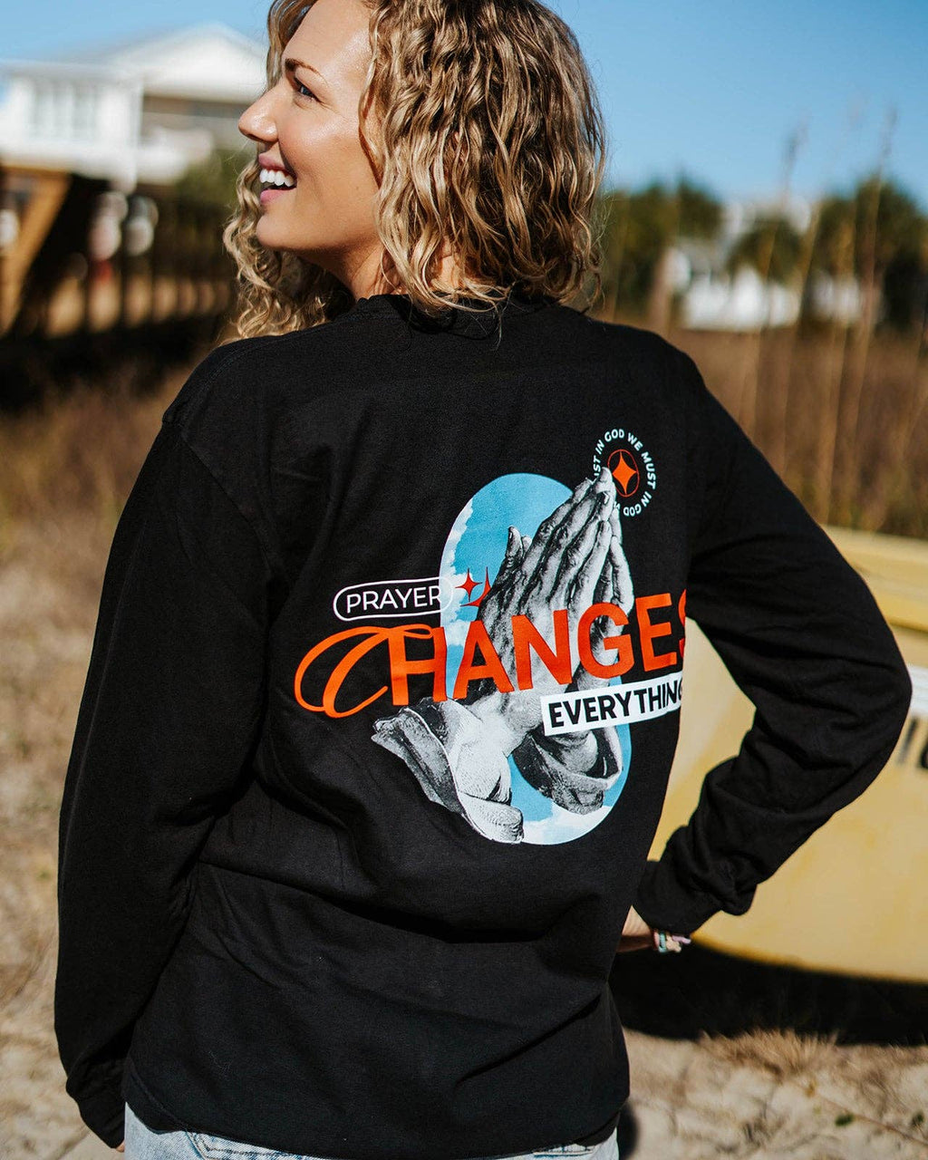Unisex 'Prayer Changes Everything' Premium Long Sleeve