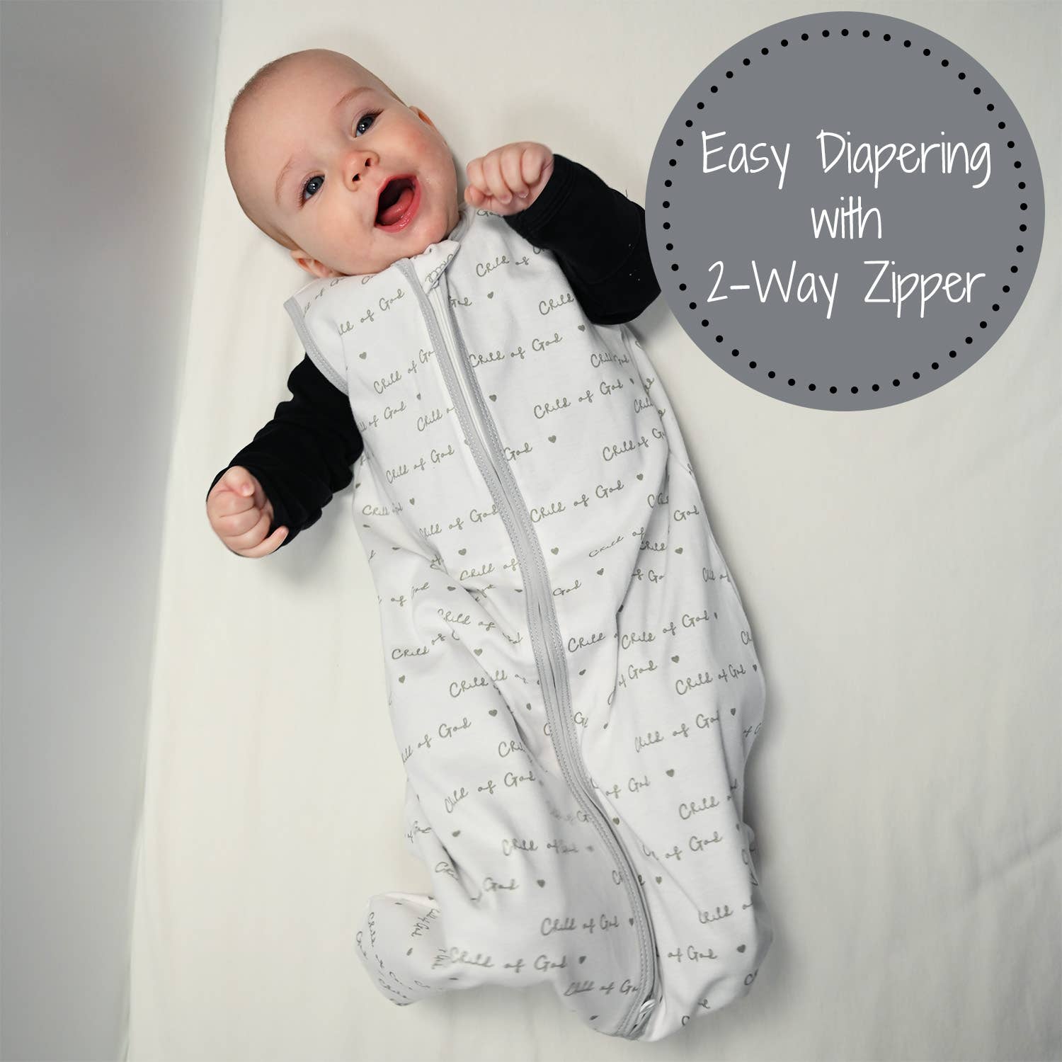 Organic Cotton Sleep Sack 0.5 TOG Child of God