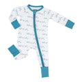 Bamboo Baby Convertible Zipper Pajama Blue Child of God