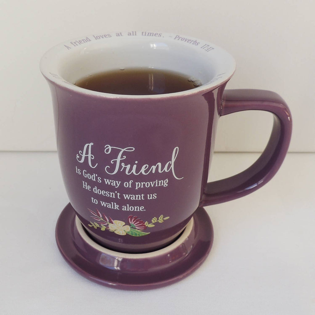 Friend Purple Coaster Mug