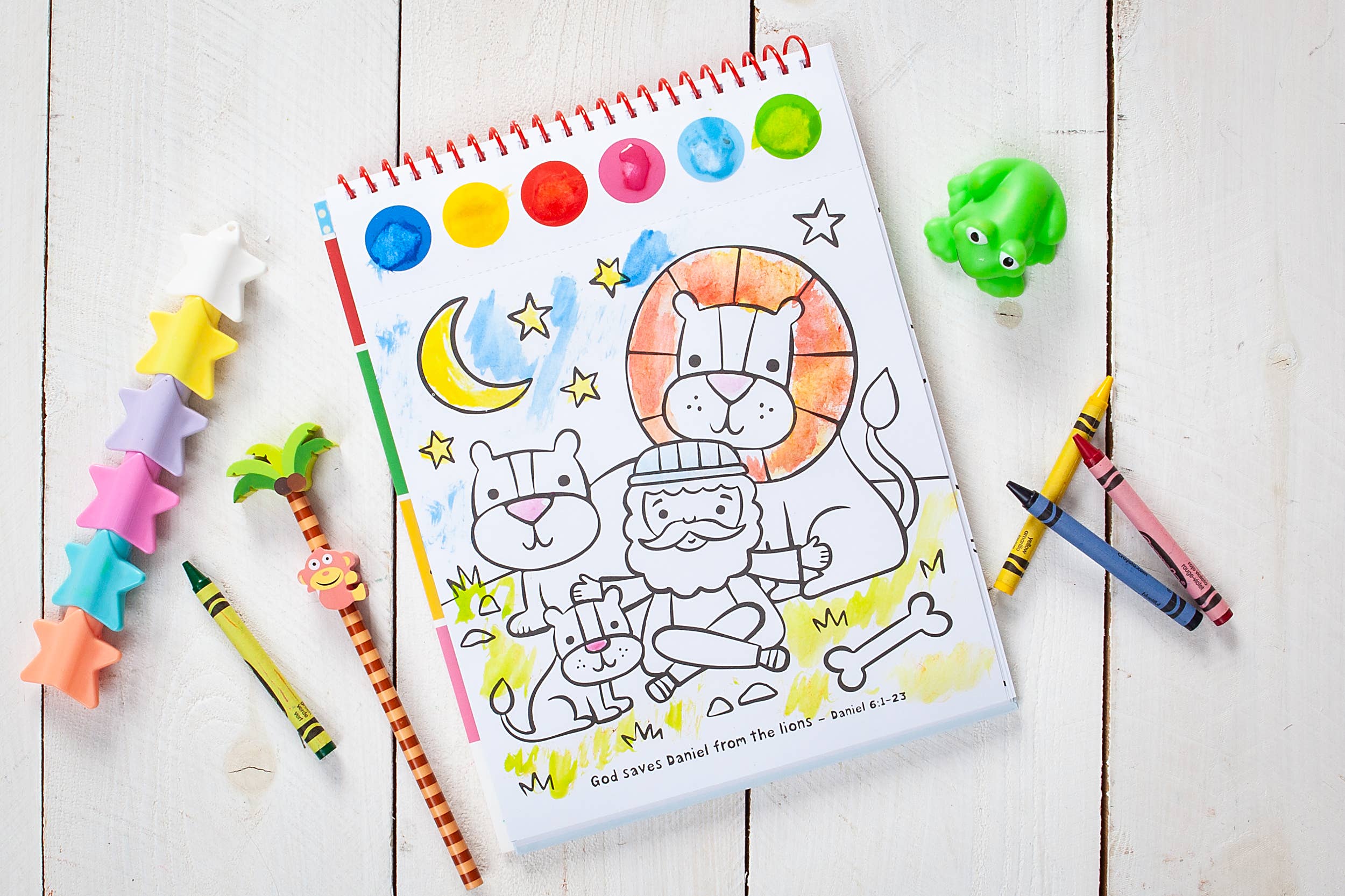 Cozy Club Bible Friends Art Pad