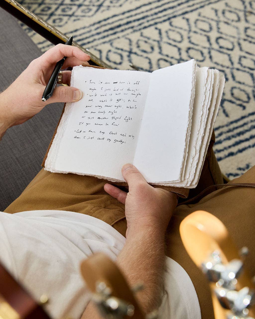 Laced Artisan Journal with Handmade Paper | Ethical Gift