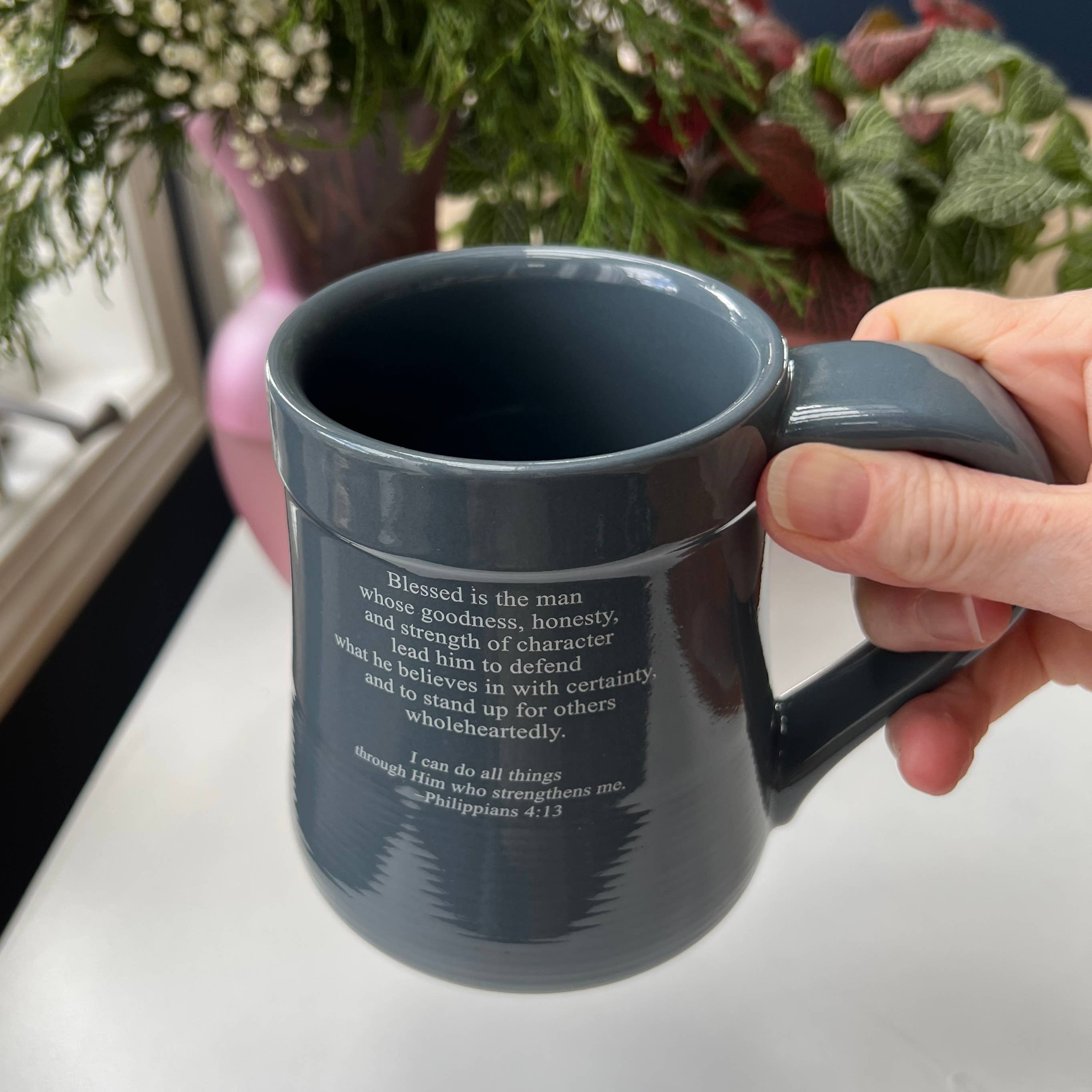 Man of Strength Pottery Mug