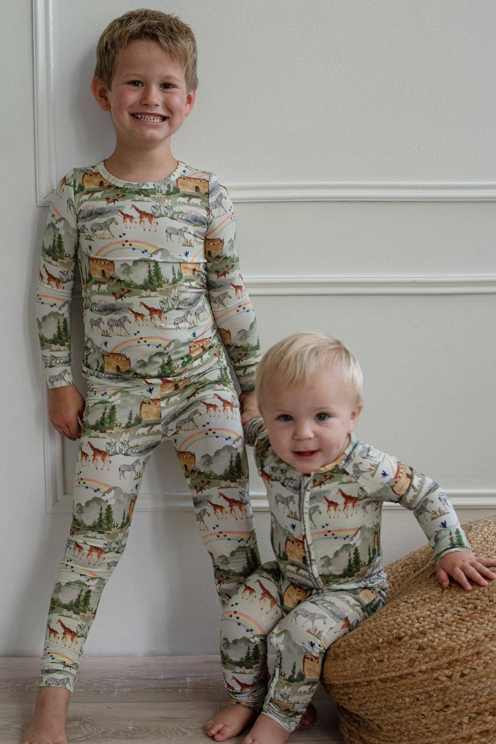 Noah's Ark Long Sleeve Pajamas