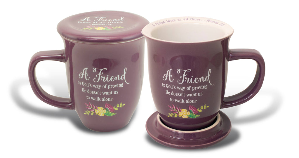Friend Purple Coaster Mug