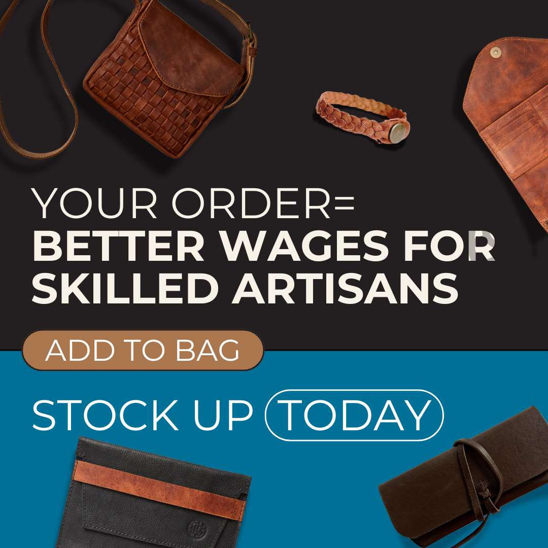 Laced Artisan Journal with Handmade Paper | Ethical Gift
