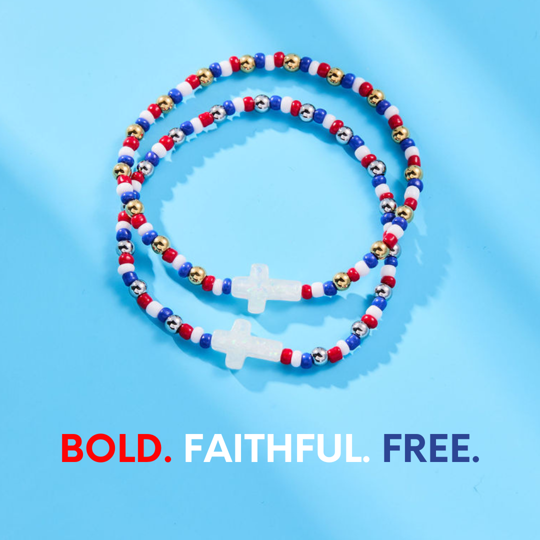 HOLY WATER AMERICAN GRACE CROSS BRACELET