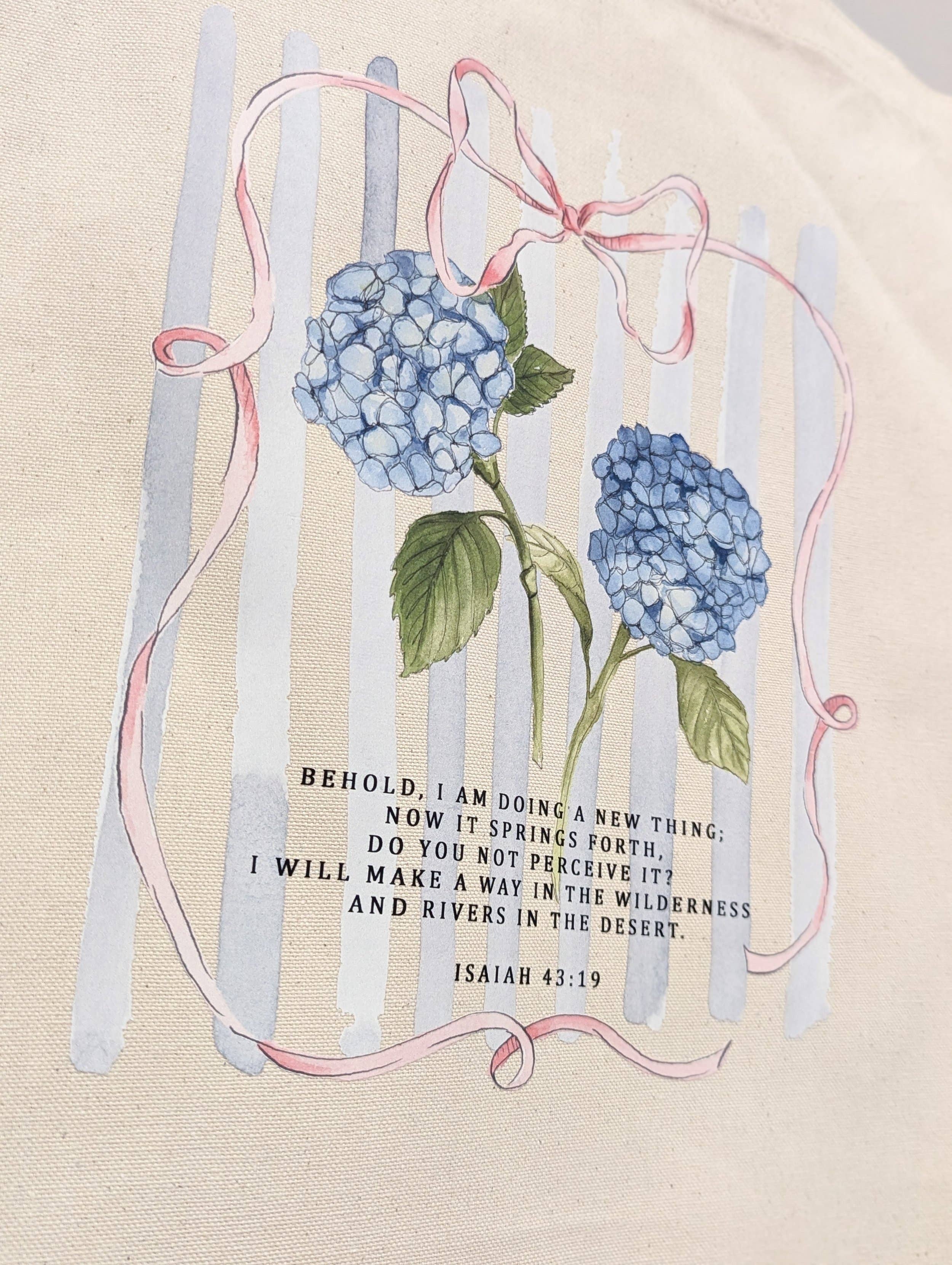 Hydrangea Tote Bag